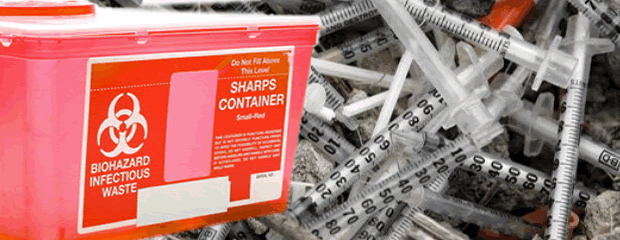 Image of medical waste and sharps