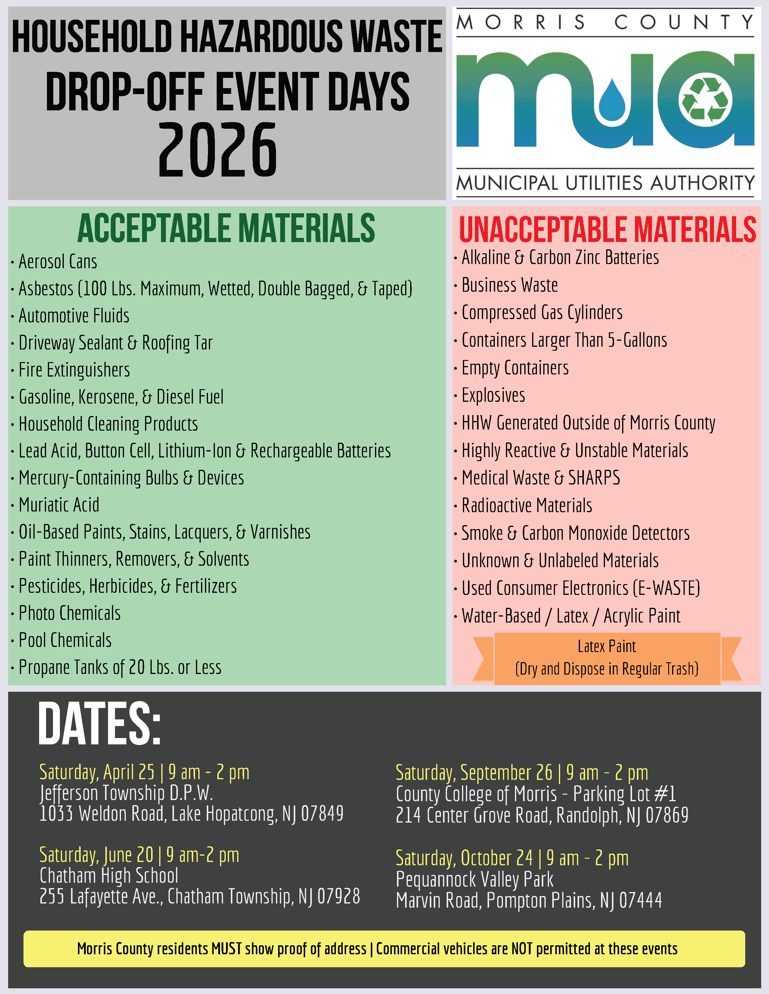 image of 2026 HHW Flyer