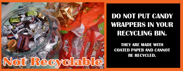 image Don't Recycle Halloween candy message