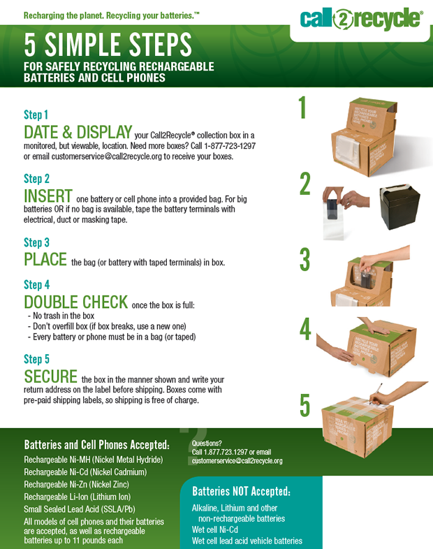 How to recycle batteries