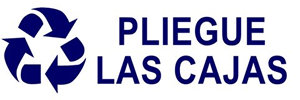 image of decal requesting to flatten boxes in Spanish