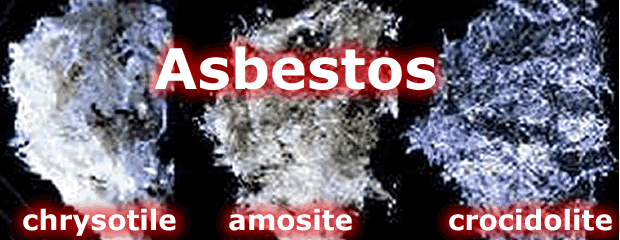 Image of three types of asbestos