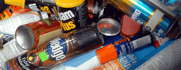 Aerosols & Aerosol Can Disposal and Recycling