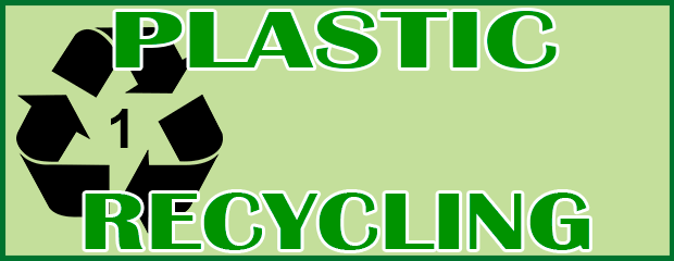 image of Plastic Recycling 1,2,5 Clean Empty and Dry sign